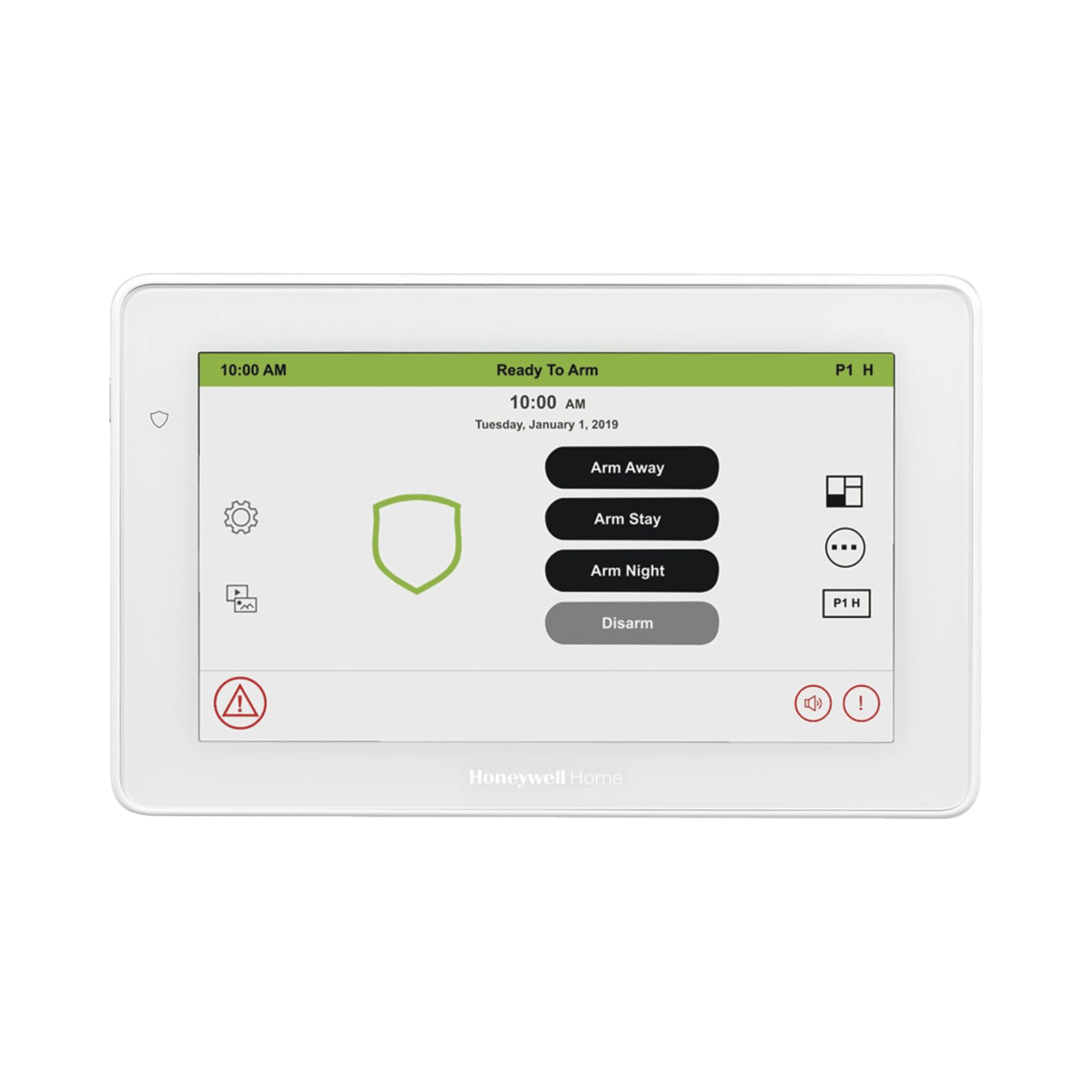 Intrusion Honeywell 6290W Touch Center 7" Color Wireless Touchscreen Keypad Alarm Control